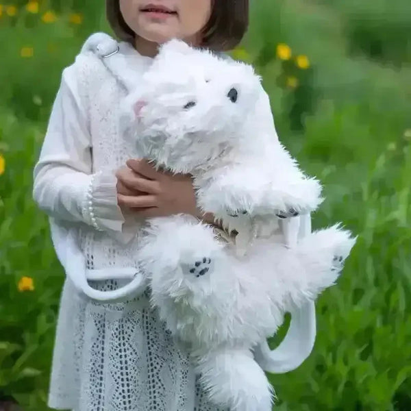 Chongker Westie White Dog Backpack - Bear Hugs