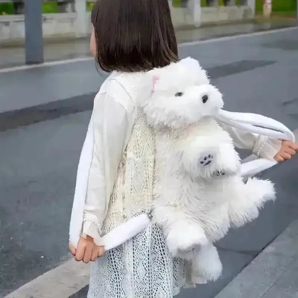 Chongker Westie White Dog Backpack - Bear Hugs