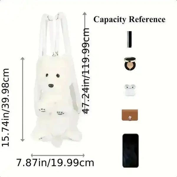 Chongker Westie White Dog Backpack - Bear Hugs
