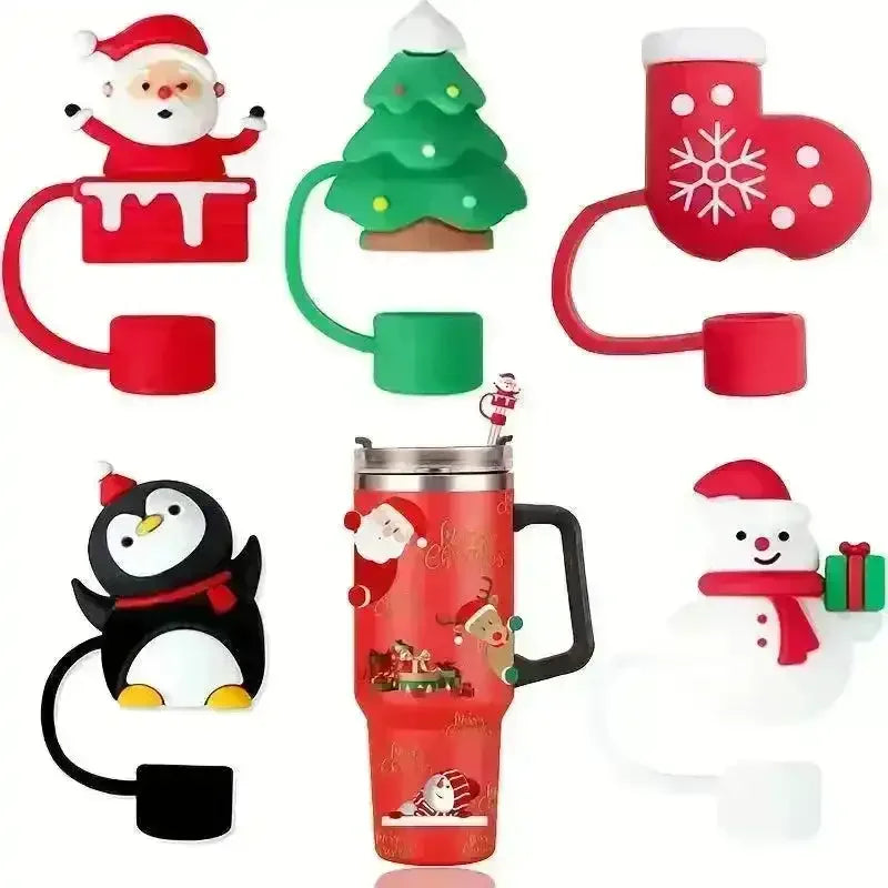 Christmas Festive Silicon Toppers for Stanley Cup - Bear Hugs