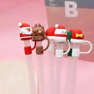Christmas Festive Silicon Toppers for Stanley Cup - Bear Hugs