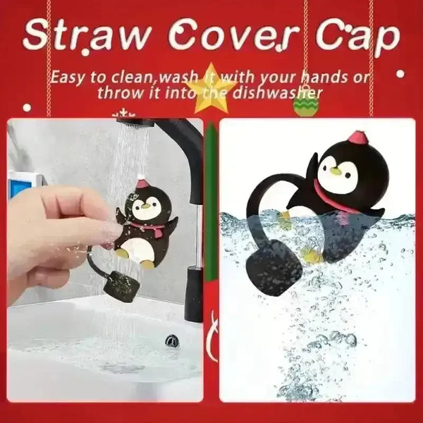 Christmas Festive Silicon Toppers for Stanley Cup - Bear Hugs
