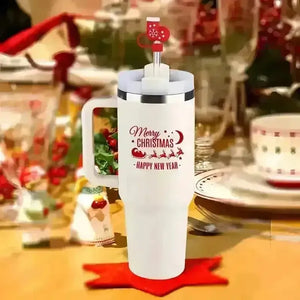 Christmas Festive Silicon Toppers for Stanley Cup - Bear Hugs