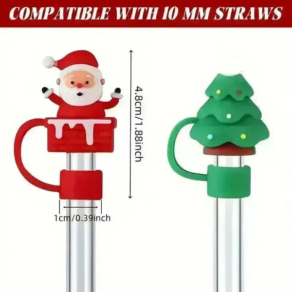 Christmas Festive Silicon Toppers for Stanley Cup - Bear Hugs