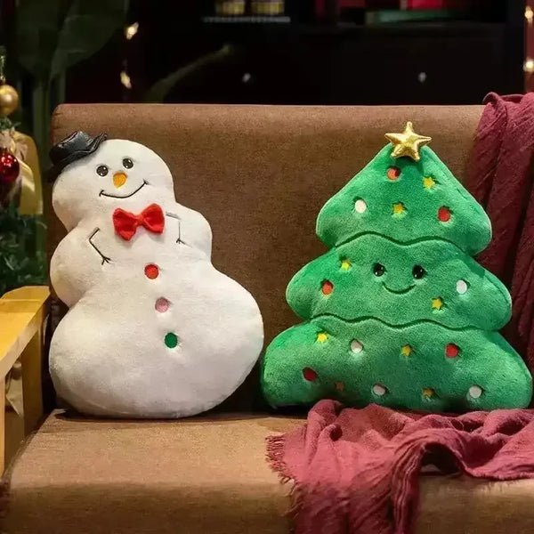 Christmas Tree and Snowman Plushies (35 cm) - Bear Hugs