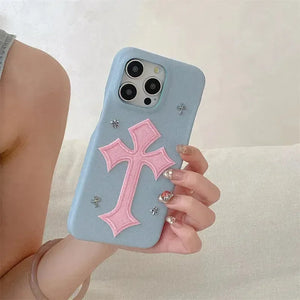 ChromeH Cross Pendant Case (For iPhones) - Bear Hugs
