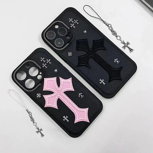 ChromeH Cross Pendant Case (For iPhones) - Bear Hugs