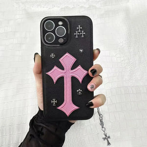 ChromeH Cross Pendant Case (For iPhones) - Bear Hugs