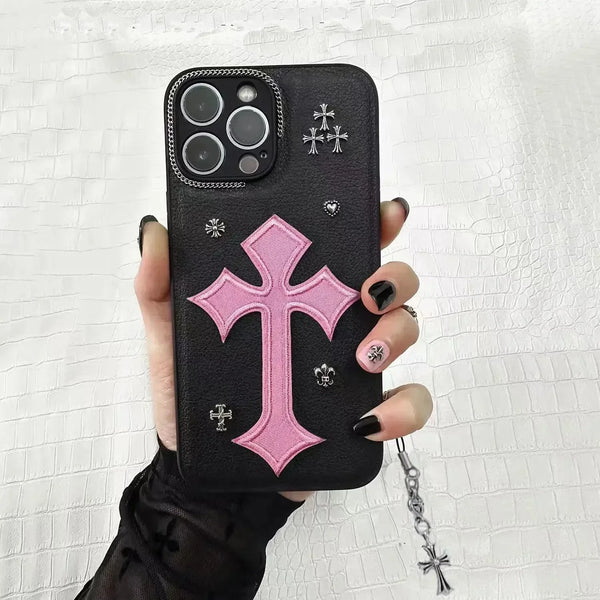 ChromeH Cross Pendant Case (For iPhones) - Bear Hugs