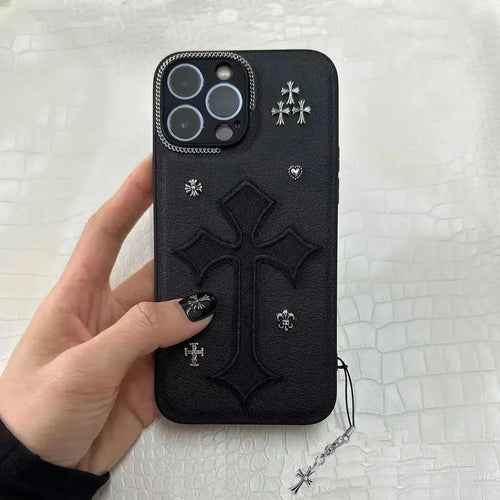 ChromeH Cross Pendant Case (For iPhones) - Bear Hugs