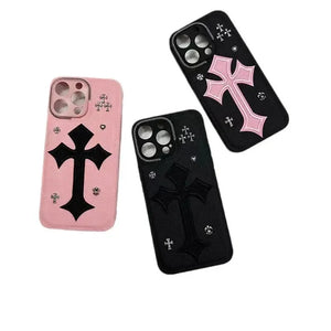 ChromeH Cross Pendant Case (For iPhones) - Bear Hugs