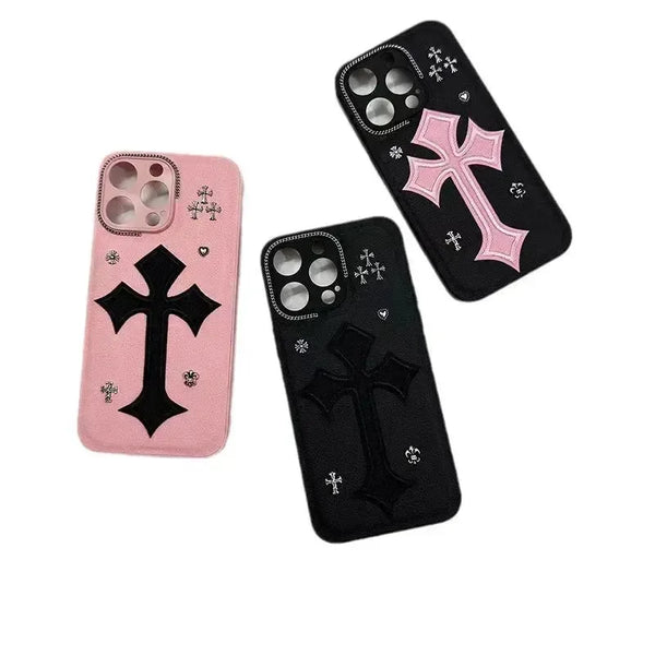 ChromeH Cross Pendant Case (For iPhones) - Bear Hugs