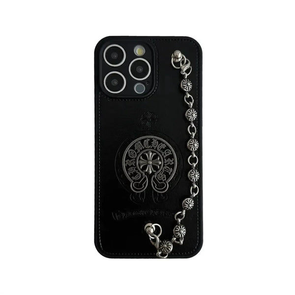 ChromeH Rebel Grip Leather Case (For iPhones) - Bear Hugs