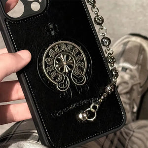 ChromeH Rebel Grip Leather Case (For iPhones) - Bear Hugs