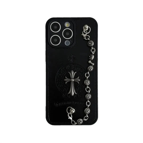ChromeH Rebel Grip Leather Case (For iPhones) - Bear Hugs