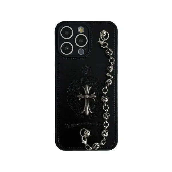 ChromeH Rebel Grip Leather Case (For iPhones) - Bear Hugs