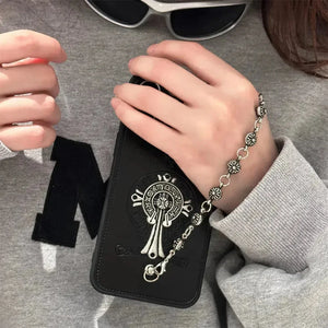 ChromeH Rebel Grip Leather Case (For iPhones) - Bear Hugs