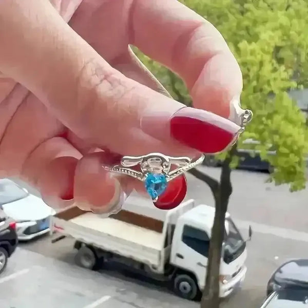 Cinnamoroll Heart of the Ocean Ring - Bear Hugs