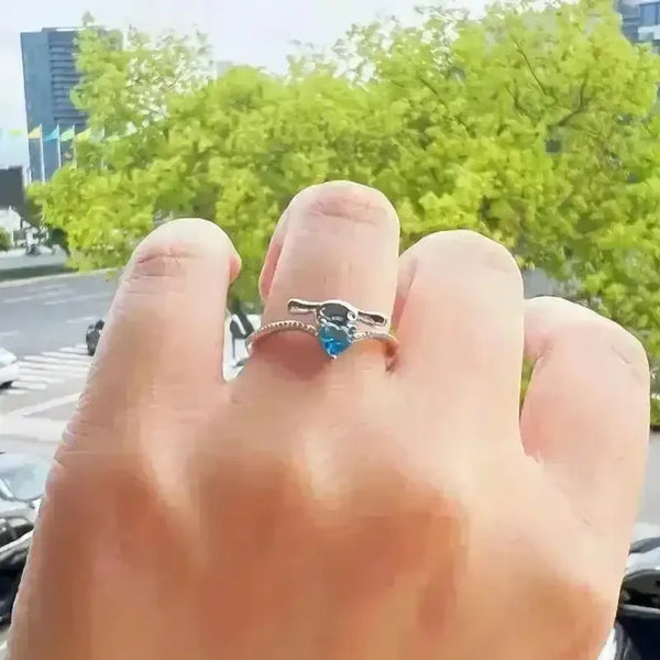 Cinnamoroll Heart of the Ocean Ring - Bear Hugs