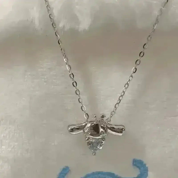 Cinnamoroll Heart Shaped Necklace - Bear Hugs
