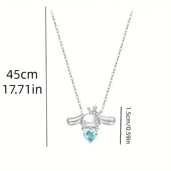Cinnamoroll Heart Shaped Necklace - Bear Hugs