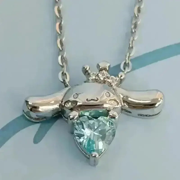 Cinnamoroll Heart Shaped Necklace - Bear Hugs