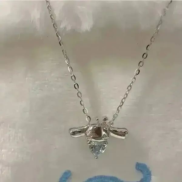 Cinnamoroll Heart Shaped Necklace - Bear Hugs