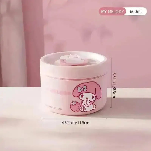 Cinnamoroll My Melody Insulated Lunch Box - Bear Hugs