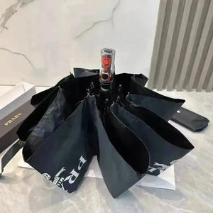 Classic Luxury Black Mini Umbrella - Bear Hugs