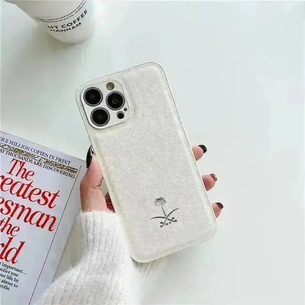 Coconut Tree Leather Case (For iPhones) - Bear Hugs