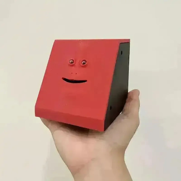 Coin Eating Animated Face Piggy Bank - Bear Hugs