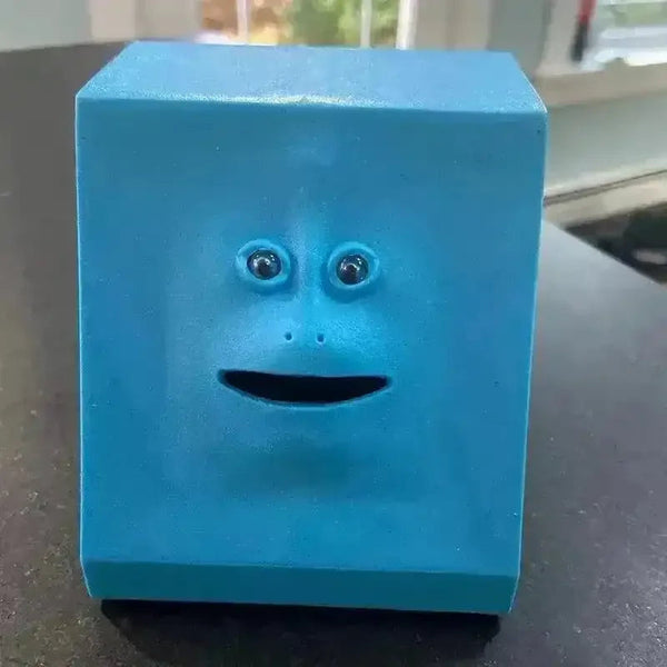 Coin Eating Animated Face Piggy Bank - Bear Hugs
