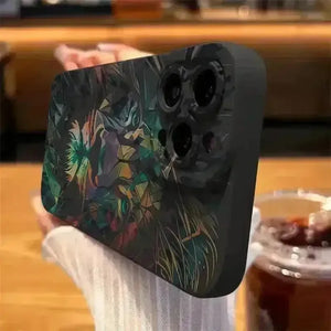 Colourful Lion Pattern Phone Case (For iPhones) - Bear Hugs