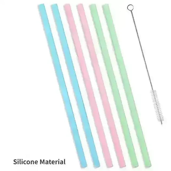 Colourful Silicon Replacement Straws For Stanley Cup (All Sizes) - Bear Hugs