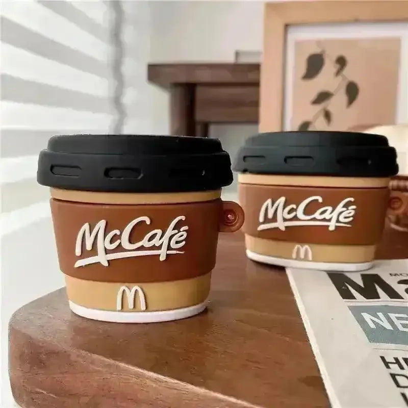 Cool McCafe Coffee Case (For Airpods) - Bear Hugs