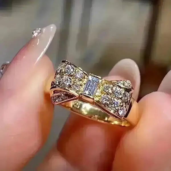 Coquette Style Bow Ring - Bear Hugs