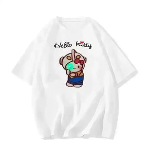 Couple LED Glow Shinchan Anime T-shirt - Bear Hugs
