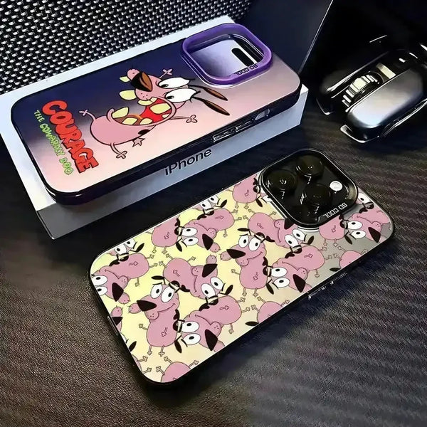 Courage The Cowardly Dog Phone Case (For iPhones) - Bear Hugs
