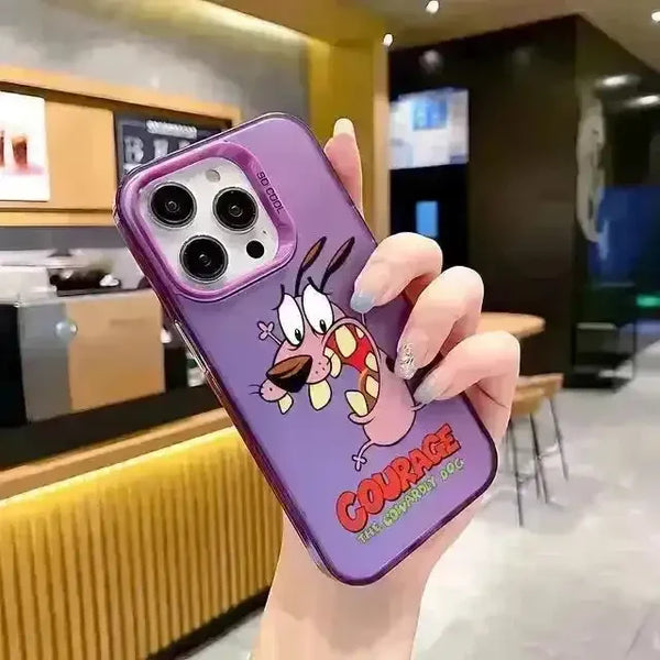 Courage The Cowardly Dog Phone Case (For iPhones) - Bear Hugs
