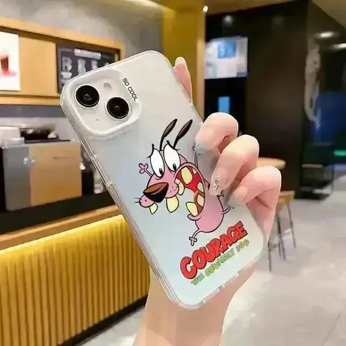 Courage The Cowardly Dog Phone Case (For iPhones) - Bear Hugs