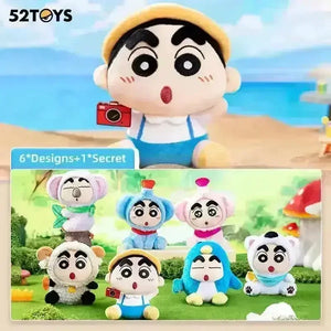 Crayon Shin Chan Plush Toy-Travel Series Blind Box - Bear Hugs