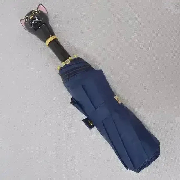 Creative Animal Head Handle Umbrella - Bear Hugs