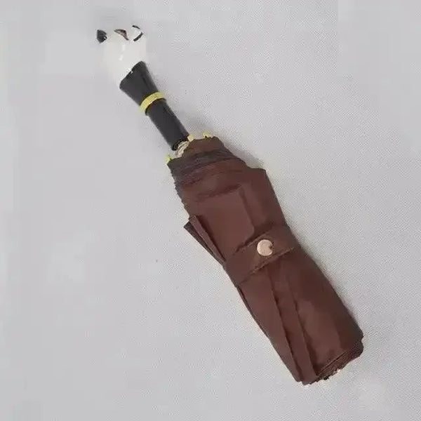 Creative Animal Head Handle Umbrella - Bear Hugs