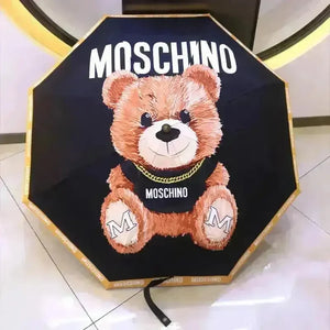 Creative Bear Handle Tri-Fold Umbrella - Bear Hugs
