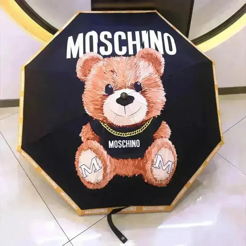 Creative Bear Handle Tri-Fold Umbrella - Bear Hugs