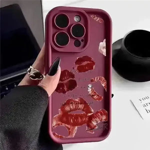 Creative Kiss Mark Case (For iPhones) - Bear Hugs