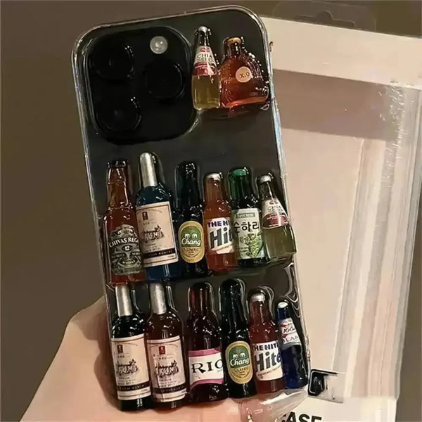 Creative Liquor Bottle Phone Case (For iPhones) - Bear Hugs