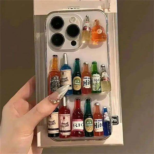 Creative Liquor Bottle Phone Case (For iPhones) - Bear Hugs