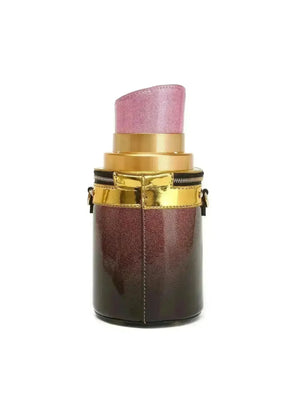 Creative Niche Lipstick Shaped Handbag - Bear Hugs