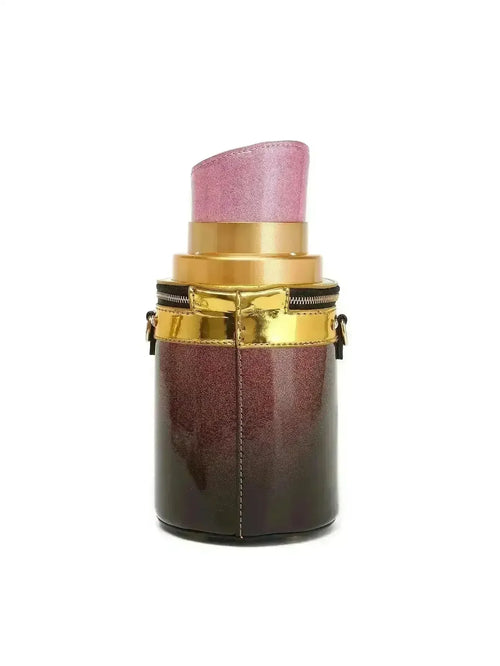Creative Niche Lipstick Shaped Handbag - Bear Hugs